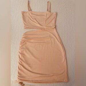 Light Peach Mini Dress
